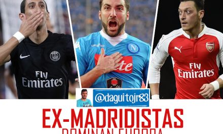 Ozil, Higuaín y DiMaría: Tres Ex del RealMadrid que dominan Europa.
