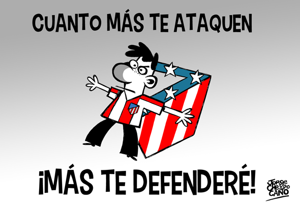 La Viñeta Futbolera de Jorge: Más te defiendo