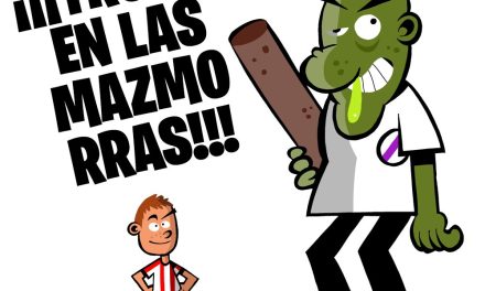Viñeta futbolera de Jorge Crespo: «Trolls en las mazmorras!!! «